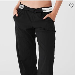 ALO YOGA FLIP IT TROUSER BLACK XS